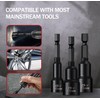PANOVOS 12Pcs Magnetic Nut Driver Set,Impact Power Hex Nut Driver