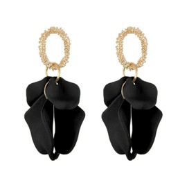 FFWTPY Earrings for Women Flower Drop Earrings Rose Petals Earrings Hypoallergenic Earrings Fashion Jewellery Accessories, Alloys