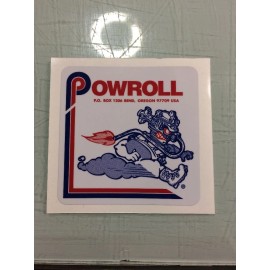 Blue Vintage Powroll reproduction decal XR Z50 CT70 ATC 70 75 80 200 350 CB XT IT