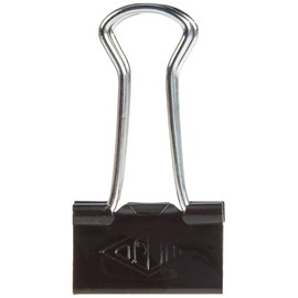 Wedo 6421451 Foldback Clips, Pack of 12, Painted Metal Removable Bracket, Strong Spring