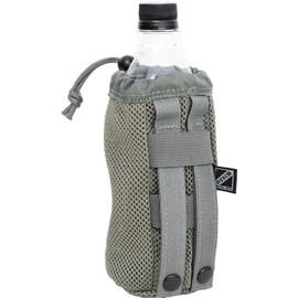 J-TECH MESH 23.6 fl oz (600 ml) MOLLE POUCH Mesh Bottle Pouch Bottle Holder Drink Holder Plastic Bottle Water Bottle Pouch Molle Compatible Military Tactical (FOLIAGE GREEN)