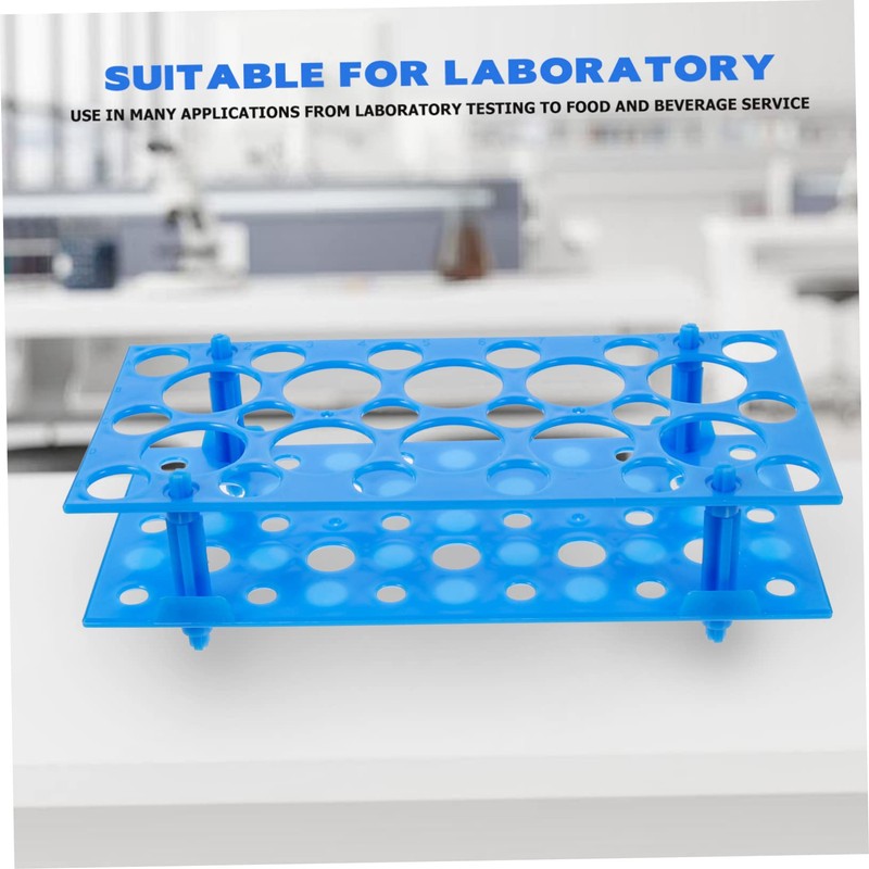 ULTECHNOVO 2pcs Detachable Test Tube Rack Lightweight Laboratory Tube Stand