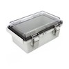 AcbbMNS IP67 Waterproof Junction Box with Clear Hinged Lid, ABS