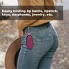 Portable Lip Balm Organizer Case with Keychain, Travel Chapstick Holder