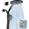 MakeFit Dual Filtered Rain Shower Head Combo, High Pressure Handheld