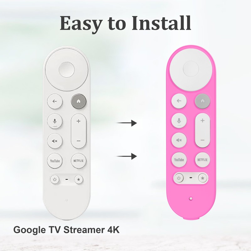 JCMOYUTY Glow Remote Cover Replacement for Google TV Streamer 4K