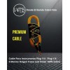 Cable Instrumento Plug 1/4-1/4 6 Mts Lvts Premium