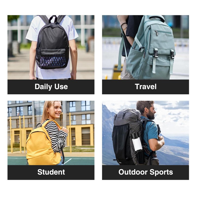 Bettinay 3 Pairs Chest Strap for Backpack, Adjustable Backpack Chest