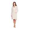 Barefoot Dreams CozyChic Ultra Lite Tipped Ribbed Short Robe (US,