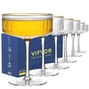 VIFVOR Coupe Glasses Set of 6, Cocktail Glasses 10 oz