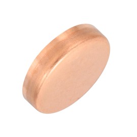 PATIKIL 1-5/8 Inch ID Copper Pipe End Cap, Copper Fitting Cap Sweat Plug Solder Connection for Plumbing HVAC Air Conditioner