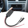 Car Bluetooth Audio Cable Adapter with Microphone Hands Free Replacement