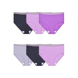 Fruit of the Loom - Braguitas para mujer (6 unidades), Variados, Large (7)
