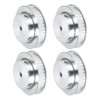sourcing map 4Pcs Timing Belt Pulley Aluminum Idler Pulley XL40