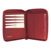 Golden Head Polo RFID Protect Zipped Billfold Coin Wallet Red,
