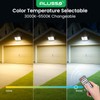 ALUSSO® Solar Lights Outdoor with Motion Sensor, 3000K-6500K Changeable Dimmable