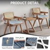 Fundas de asiento para sillas de comedor (gris, juego de