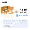 KuWFi Data Only Sim Card for 4G Outdoor Camera, 4G