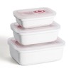 Ceramic Food Storage Containers with Lids, Meal Prep Containers Reusable,