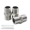 Bwintech 3 Pcs 3/4" Male to 3/4" Male BSP Thread