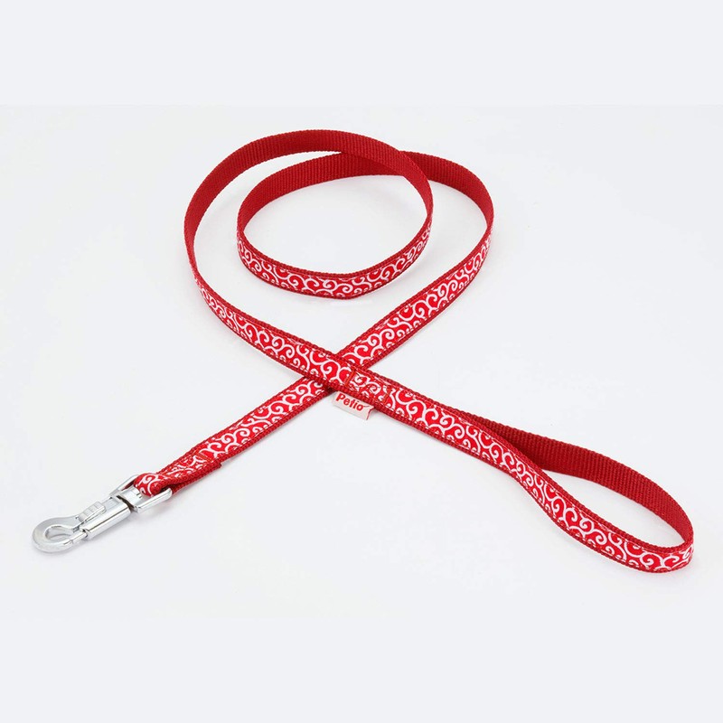 Petio Inuya Arabesque Lead, Red, Medium
