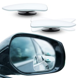 Blind Spot Mirrors 2 Pack,Clear Vision Glass Frameless Blind Spot Mirrors,Universal Side Mirror Blindspot for Car SUV and Truck,Wide Angle Rearview Blindspot,Car Accessories