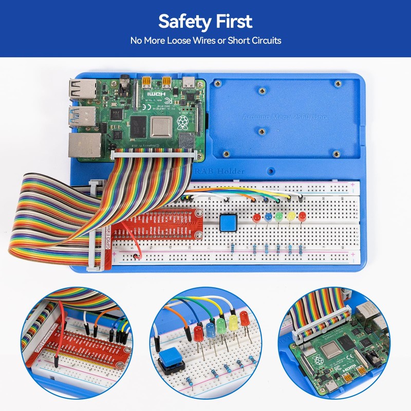 SunFounder RAB Holder Breadboard Kit for Raspberry Pi Arduino Uno