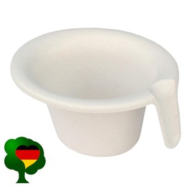 Kabea Windelfrei Starter Set Micro 6 Pieces with Abhato Storage Pots 2 Pot Covers and Non-Slip Rubber (Cream Speckled (Organic Plastic Potty)