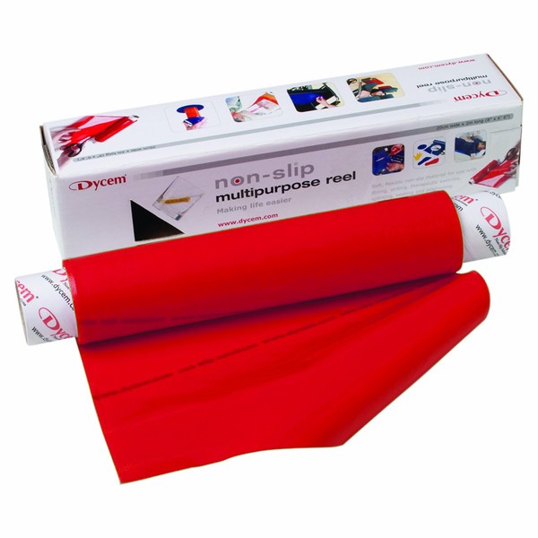 Dycem Non-Slip Material Roll, Red, 16" X 6.5 ft