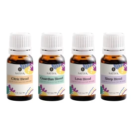 Nativa5 Aceites Aromaterapia Difusor Citric, Love, Guardian & Sleep