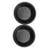 BUGUUYO 2PCS Mini Nonstick Bake Pans Carbon Steel Round Baking