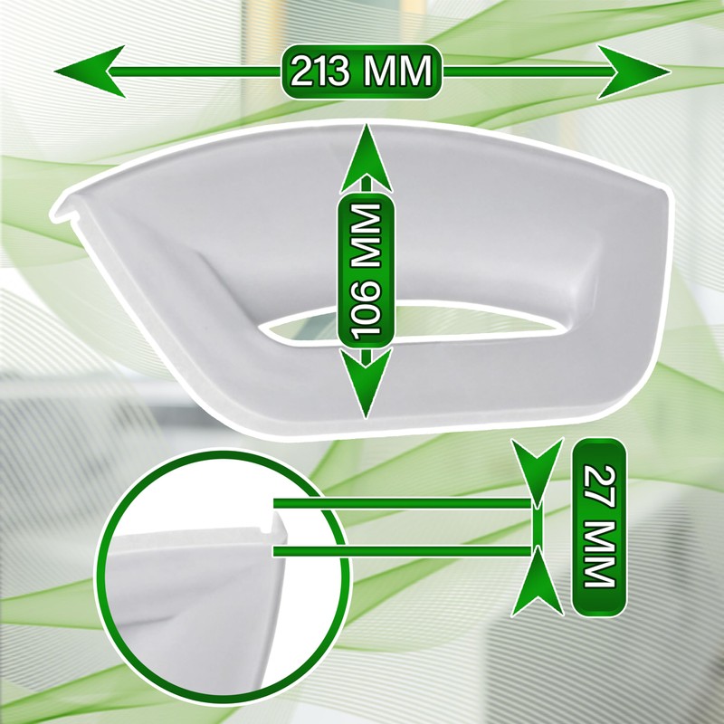 Porthole Door Handle for Washing Machine in Kit with Original