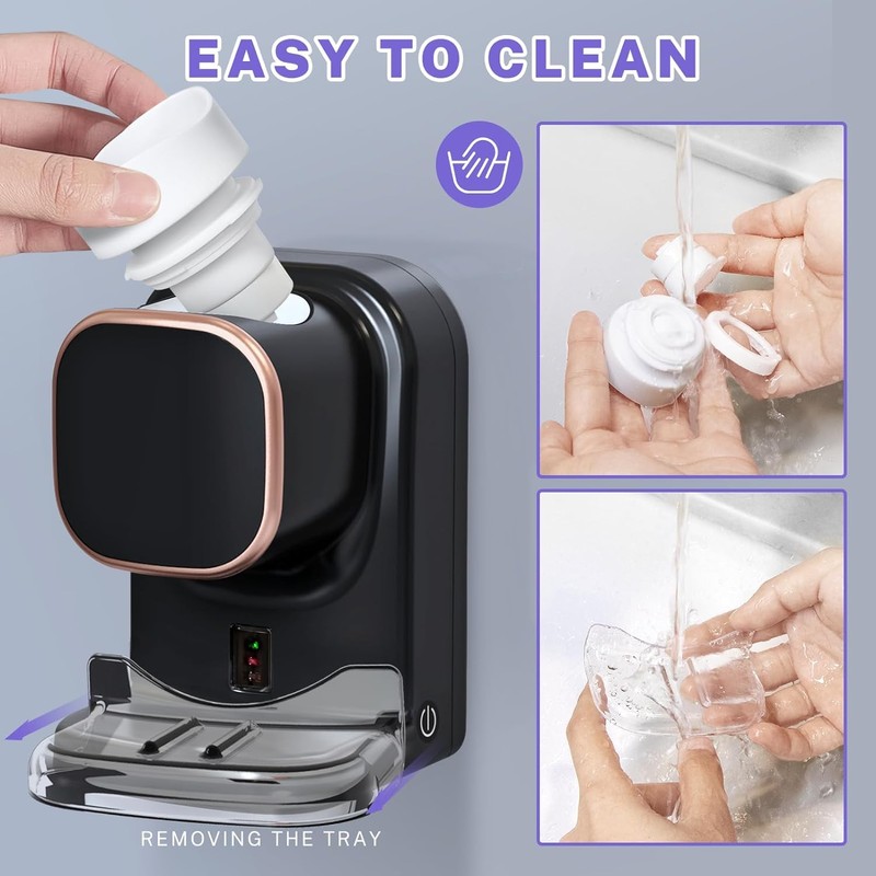 Automatic Toothpaste Dispenser, Wall Mounted Electric Toothpaste Dispenser for Kids