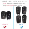 YALNORVA Car Key Fob Cover with Keychain Compatible With Buick,