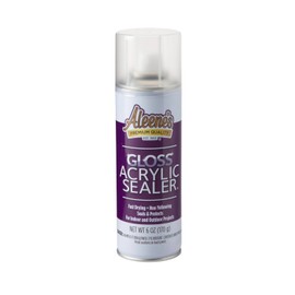 Aleene's 26412 Spray Gloss Finish, 6 Oz Acrylic Sealer, Original Version, Clear - Gloss