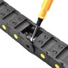 Plastic Drag Chain Cable Carrier Closed Type with End Connectors