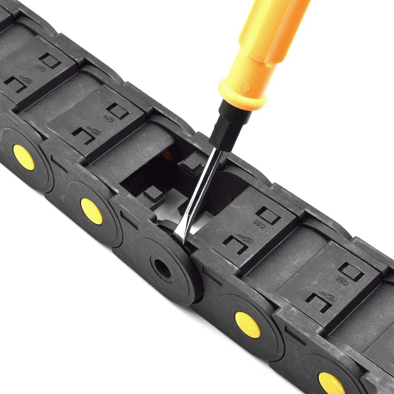 Plastic Drag Chain Cable Carrier Closed Type with End Connectors
