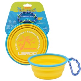 Collapsible Dog Bowl,Travel Portable Dog Bowl(800ml) Silicone Foldable Travel Bowl/Pet Food Bowl/Cat Water Bowl/Silicone Pet Expandable Bowls + Carabiners