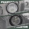 Phamyor 7 Inch Round Headlight Mounting Retaining Bracket Ring with