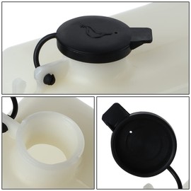 Auto Dynasty SZ3014104 Factory Style Car Coolant Reservoir Overflow Bottle Tank with Cap Compatible with Suzuki Grand Vitara 2006-2013, Bare White