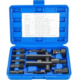 10 Piece Motorcycle Blind Internal Inner Insert Inside Bearing Extractor Puller Tool Kit Motorcycle Inner Bearing Removal Tool Set 8-25MM