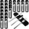 Lothee 20 Pack Travel Utensils with Case Reusable Stainless Steel