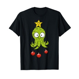 Cartoon Octopus Character With Fun Designations For Kids T-Shirt