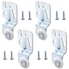 Closet Sliding Door Hardware Wardrobe Roller Kit for Top Hung