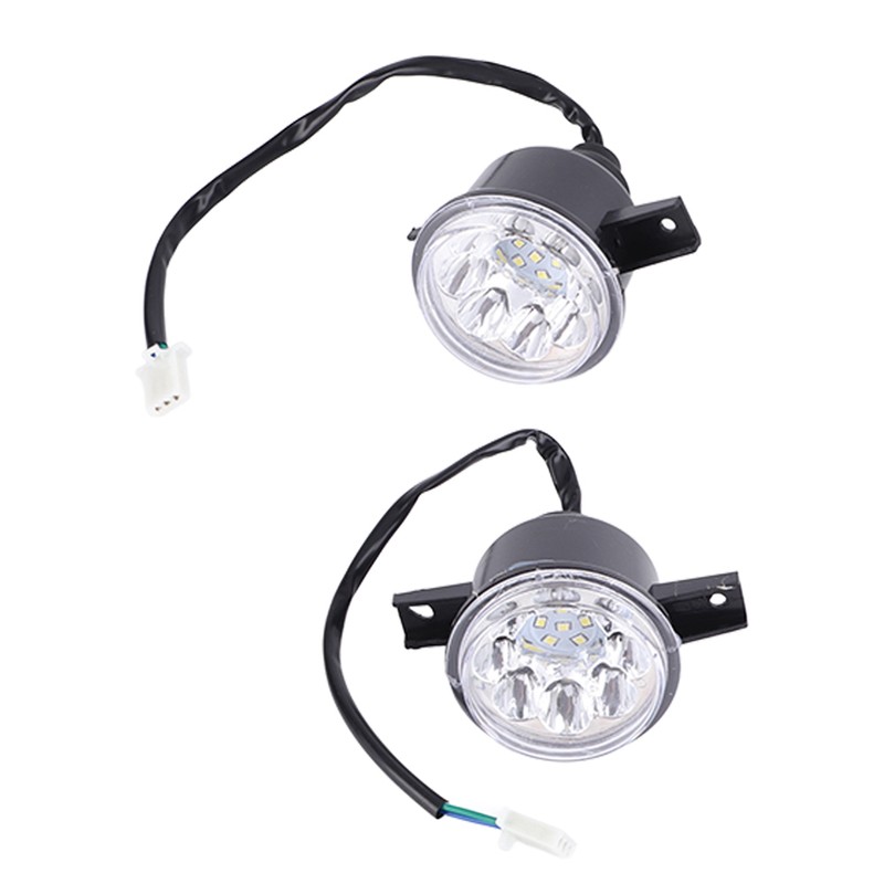 2pcs 12V LED Left Right HeadLight Lamp Fit for Bull