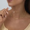 VIROMY Diamond Gold Necklaces for Women Dainty Gold Layered Necklaces