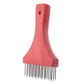 MAGICLULU Stainless Steel Meat Loosening Machine with Wooden Handle Efficient Tenderizer for Steak Pork Chops and Poultry Portable Kitchen Tool for Home Shop Use