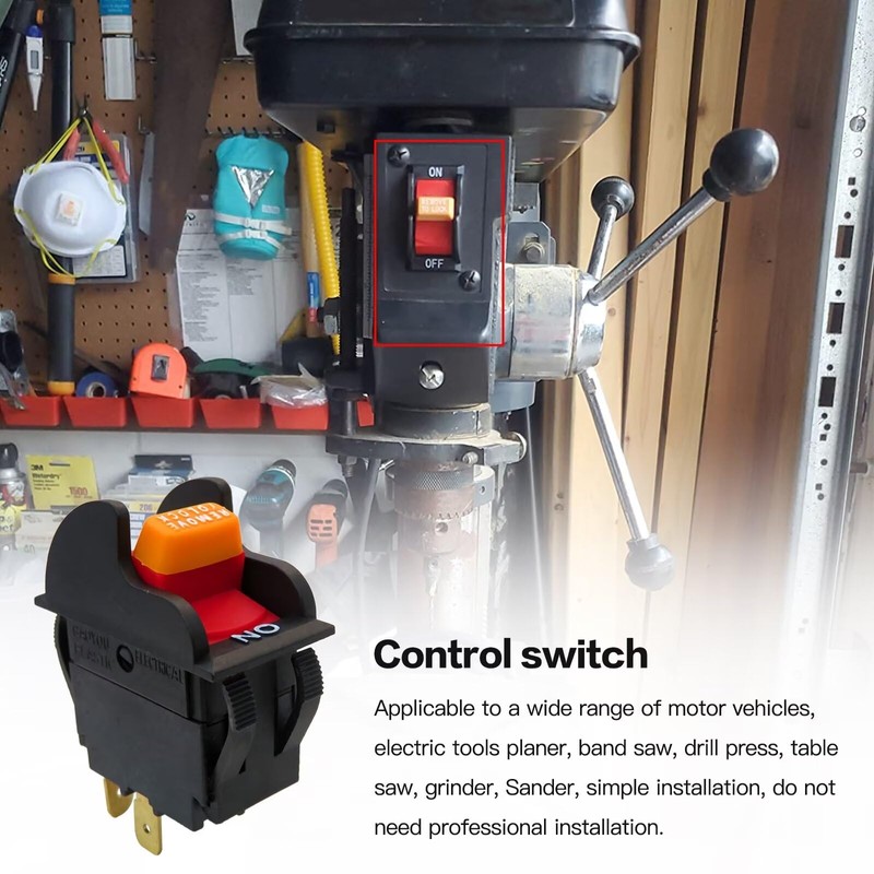 Replacement Table Saw On-Off Toggle Switch Compatible with Delta 22-540