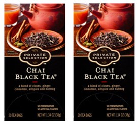 Private Selection Chai Black Tea 20 ct (2 pack)