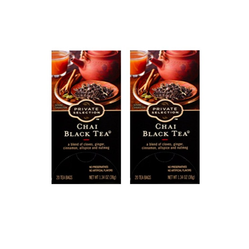 Private Selection Chai Black Tea 20 ct (2 pack)